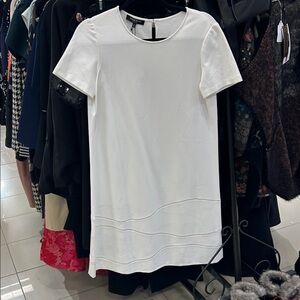 Lafayette 148 New York White Midi Dress
